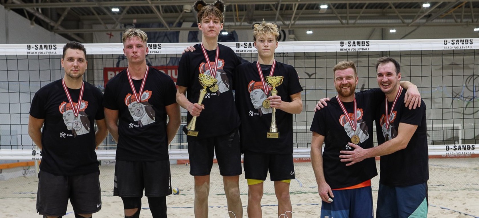Rīgas pludmales volejbola nedēļas 2023 "Lāčplēsis &amp; Spīdola” vīriešu komandu cīņa
