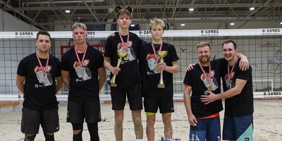 Rīgas pludmales volejbola nedēļas 2023 "Lāčplēsis &amp; Spīdola” vīriešu komandu cīņa