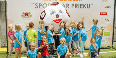 Sporta diena “Sporto ar prieku” pulcē aktīvākās pirmsskolas izglītības iestādes