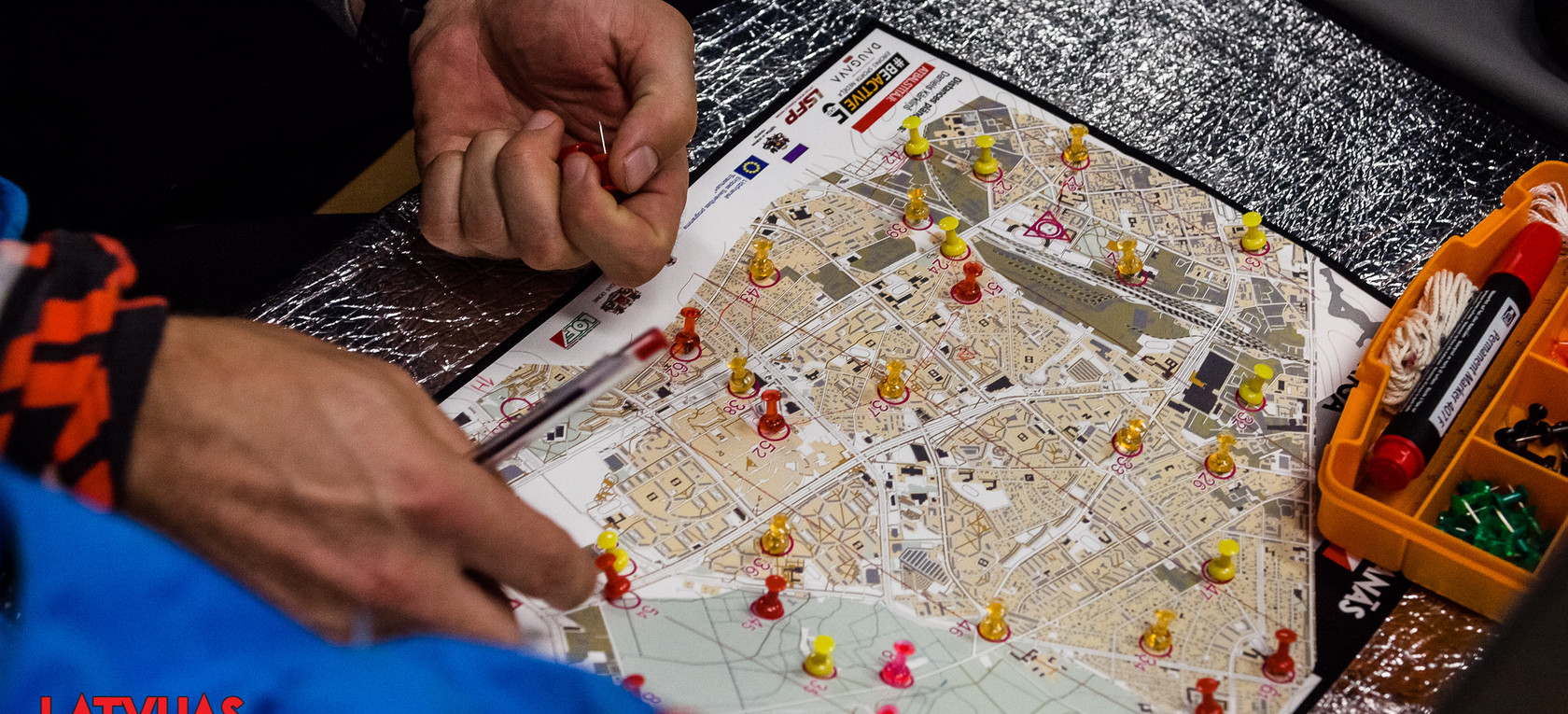 Aizvadīta Latvijas Orientēšanās nakts 