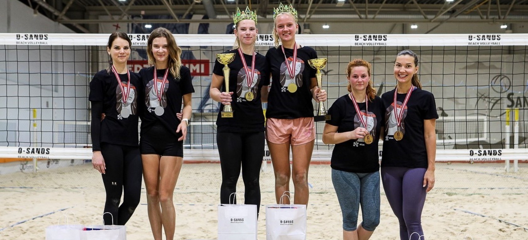 Rīgas pludmales volejbola nedēļas 2023 "Lāčplēsis &amp; Spīdola” sieviešu komandu cīņa