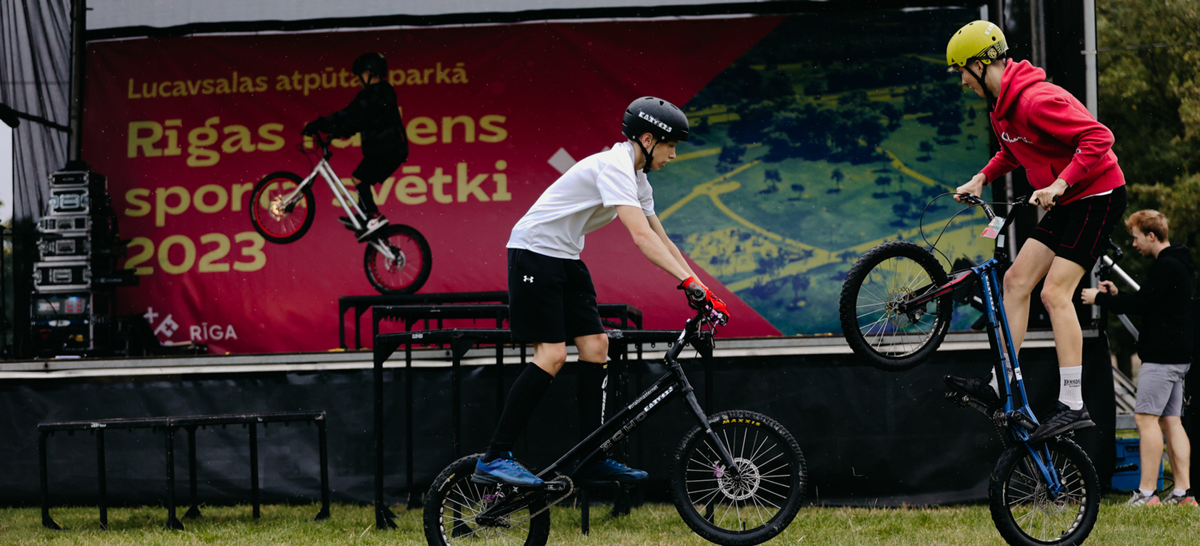 Lucavsalā aizvadīta aizraujošā un kupli apmeklētā “Rīgas Rudens sporta diena 2023”