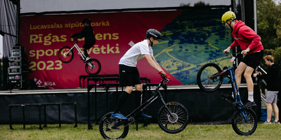 Lucavsalā aizvadīta aizraujošā un kupli apmeklētā “Rīgas Rudens sporta diena 2023”