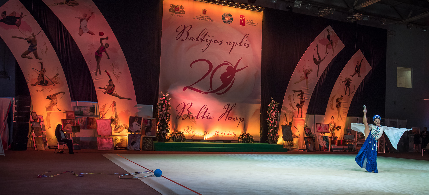 Mākslas vingrošanas sacensības „Baltijas aplis” 